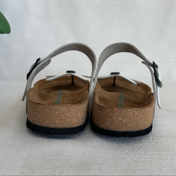 Comfortfube Handmade Leather White Flower Sandals Woman’s EU38/US7-8 - Picture 10 of 12